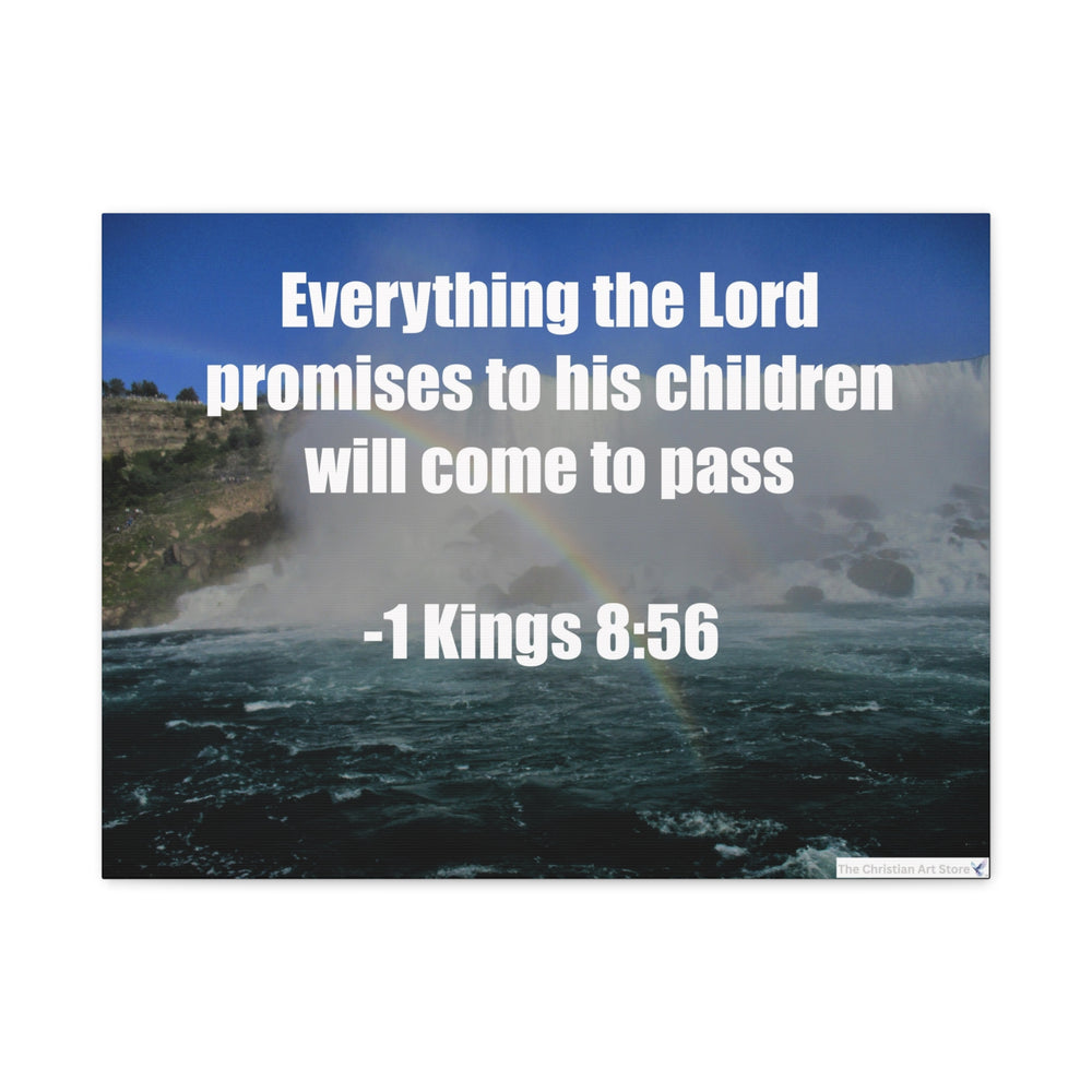 1 Kings 8:56 Canvas