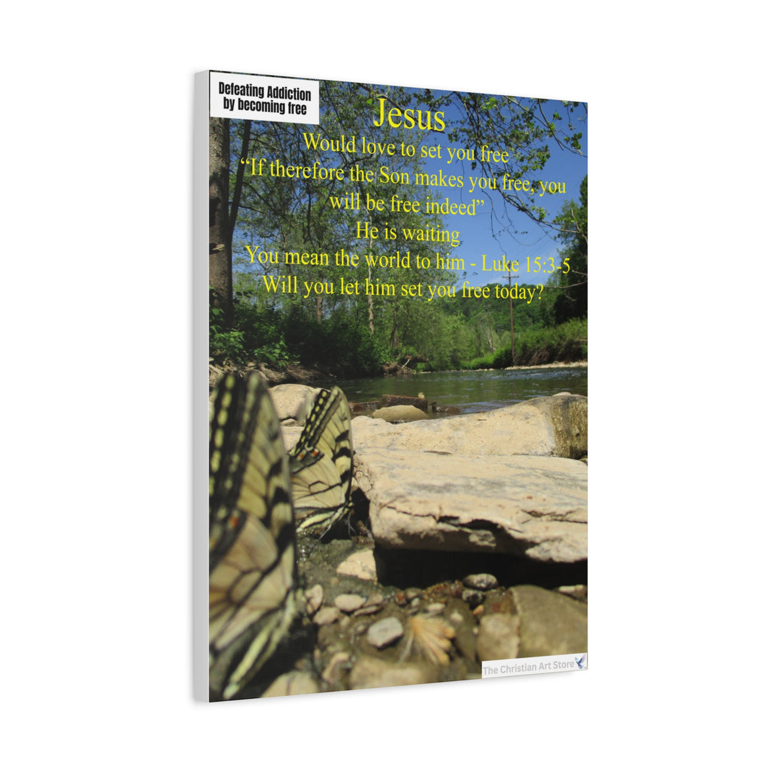 Defeating addiction canvas