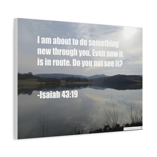 Isaiah 43:19 Canvas