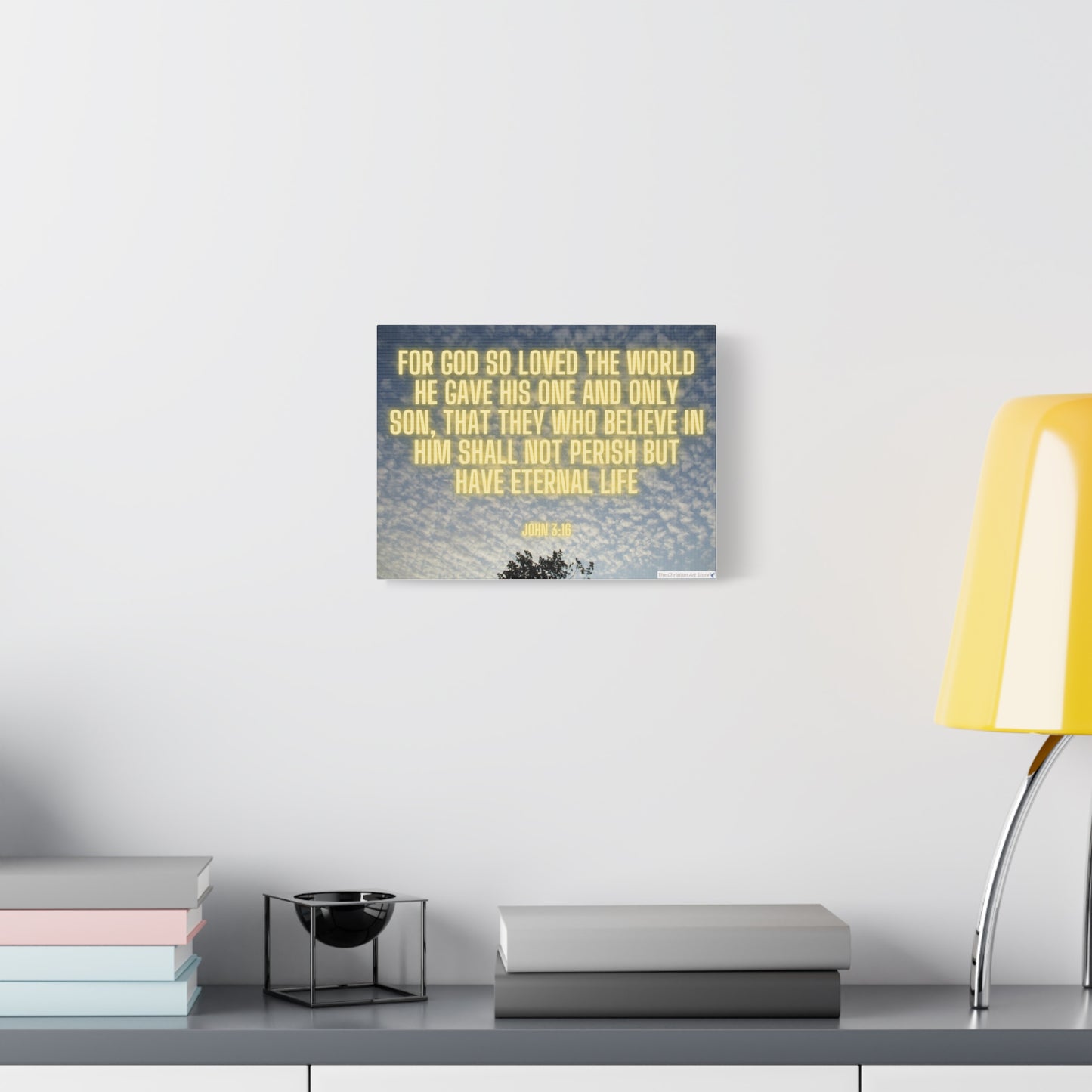 John 3:16 Salvation Canvas