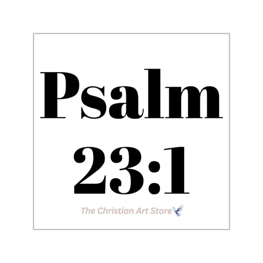 Psalm 23:1 Sticker