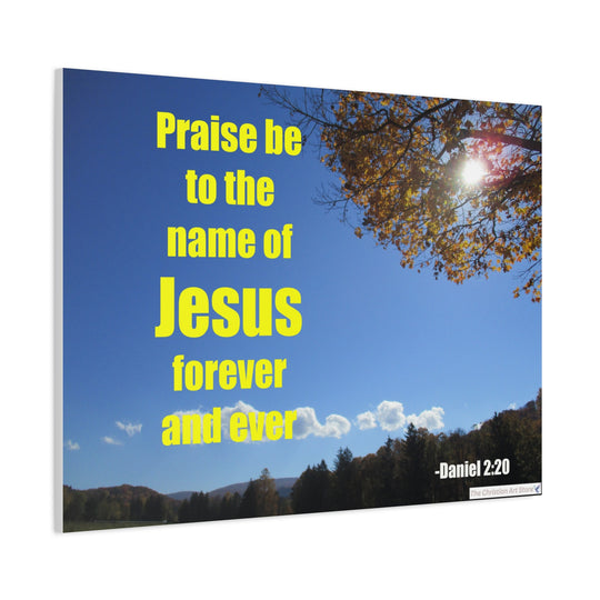 Daniel 2:20 Canvas