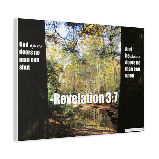 Revelation 3:7 Canvas