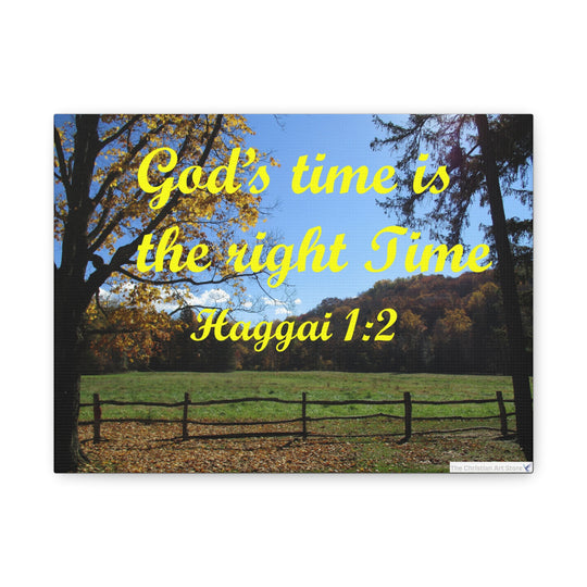 Haggai 1:2 Canvas