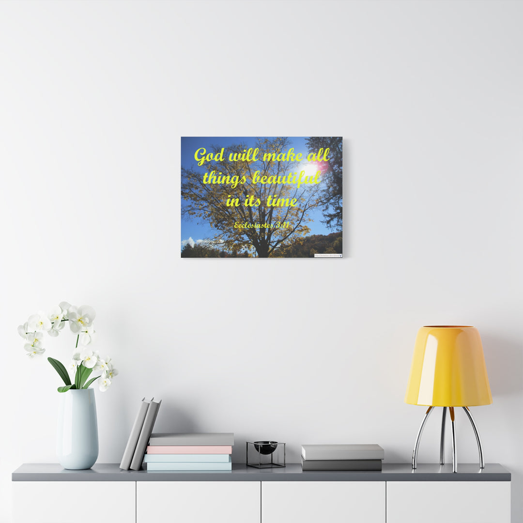 Ecclesiastes 3:11 Canvas