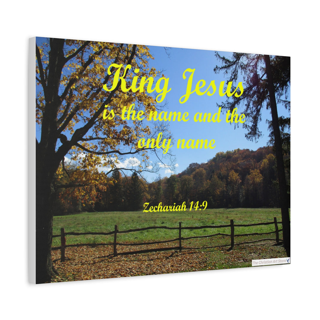Zechariah 14:9 Canvas