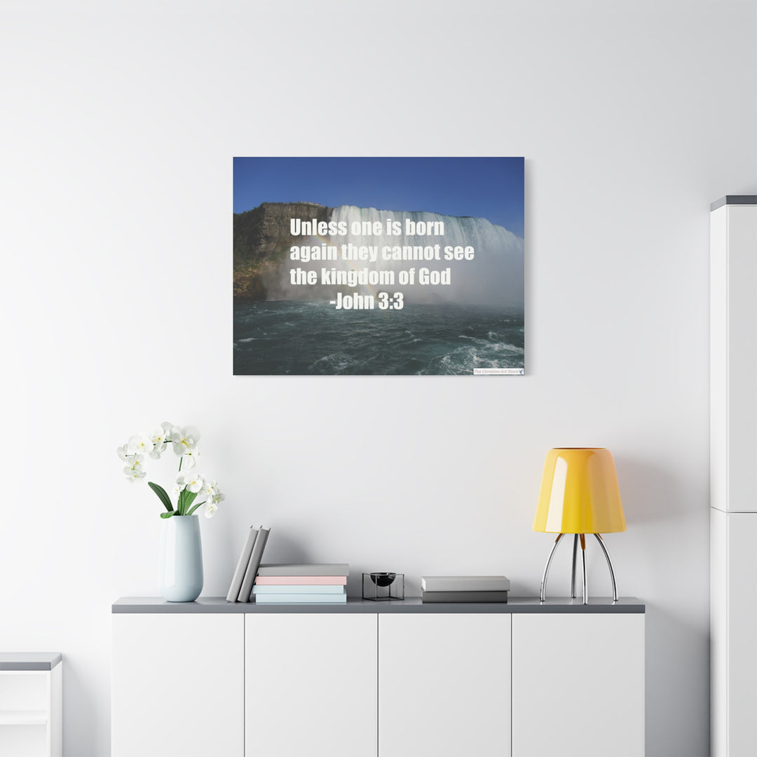 John 3:3 Canvas