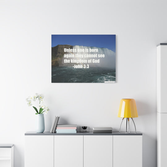 John 3:3 Canvas