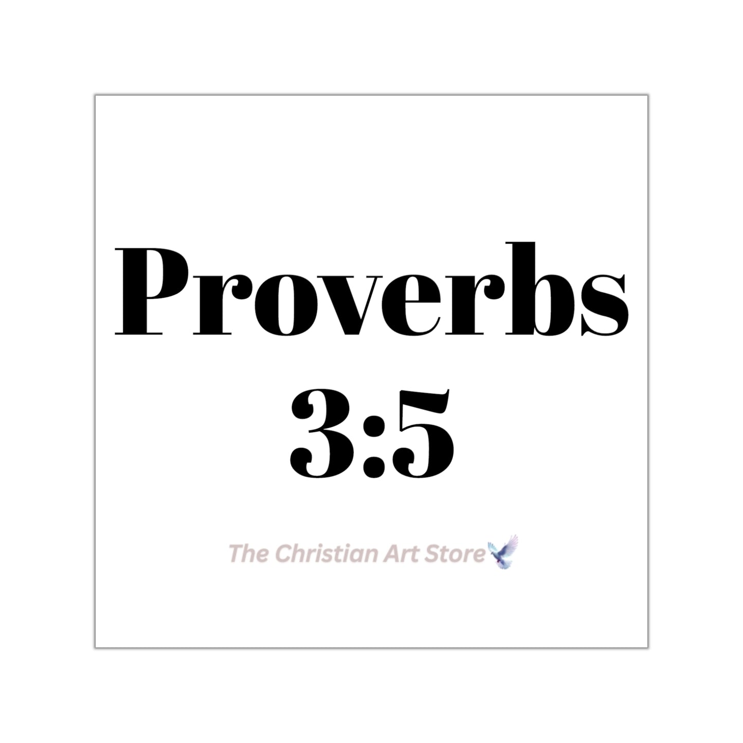 Proverbs 3:5 Sticker