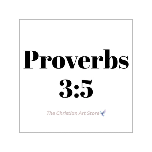 Proverbs 3:5 Sticker