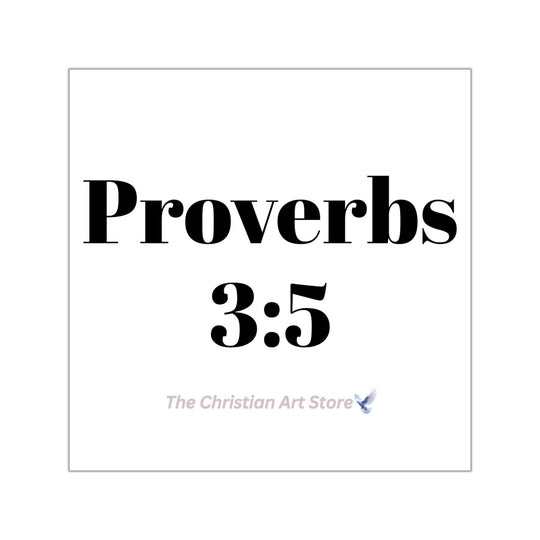 Proverbs 3:5 Sticker
