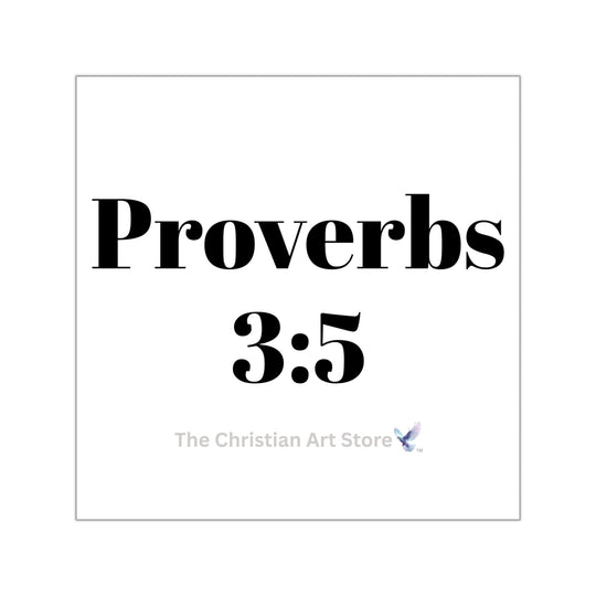 Proverbs 3:5 Sticker