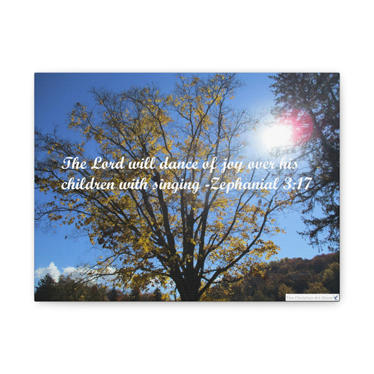 Zephanial 3:17 Canvas