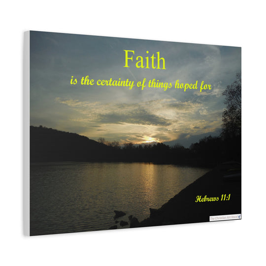 Hebrews 11:1 Canvas