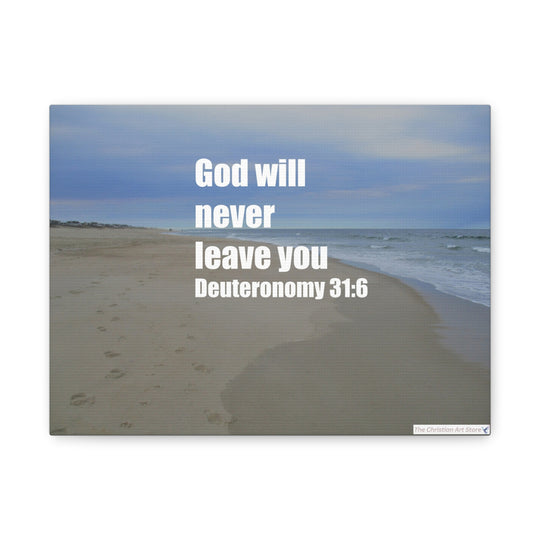 Deuteronomy 31:6 Canvas