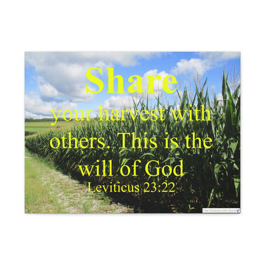 Leviticus 23:22 Canvas