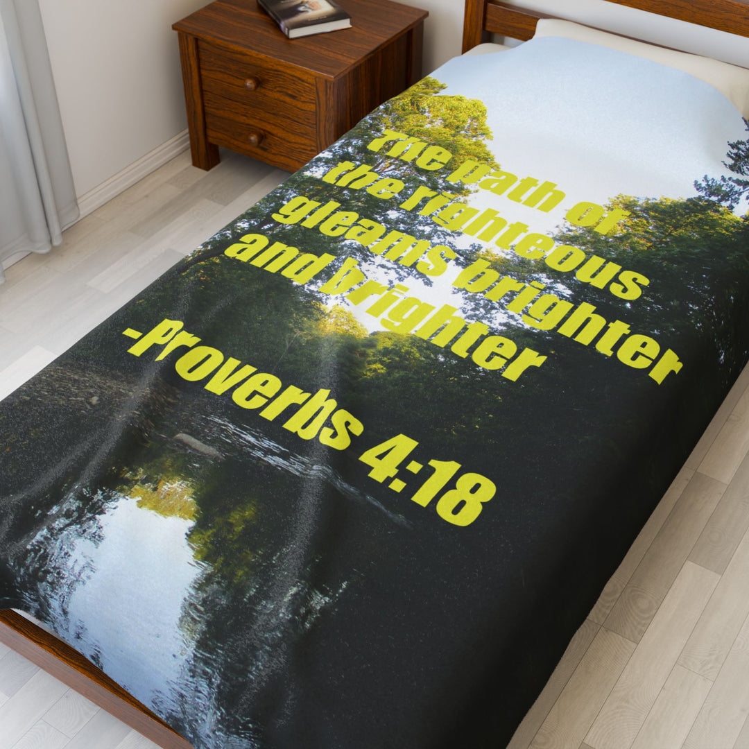 Proverbs 4:18 Blanket