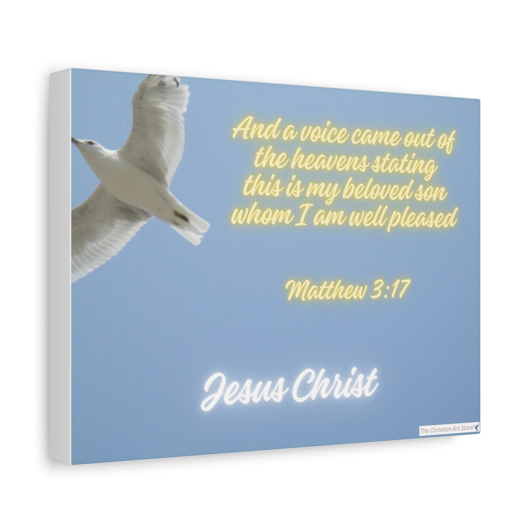 Matthew 3:17 Canvas