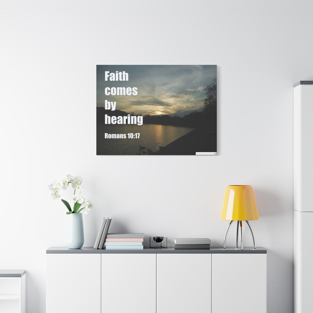Romans 10:17 Canvas