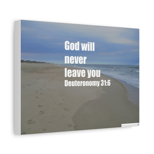 Deuteronomy 31:6 Canvas