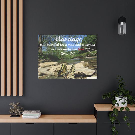 Amos 3:3 Canvas