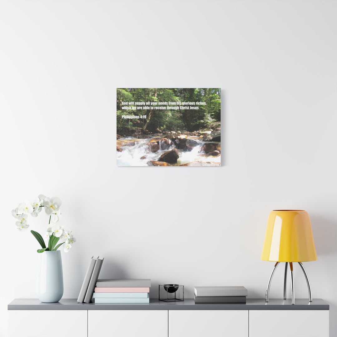 Philippians 4:19 Canvas