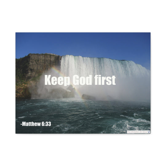 Matthew 6:33 Canvas