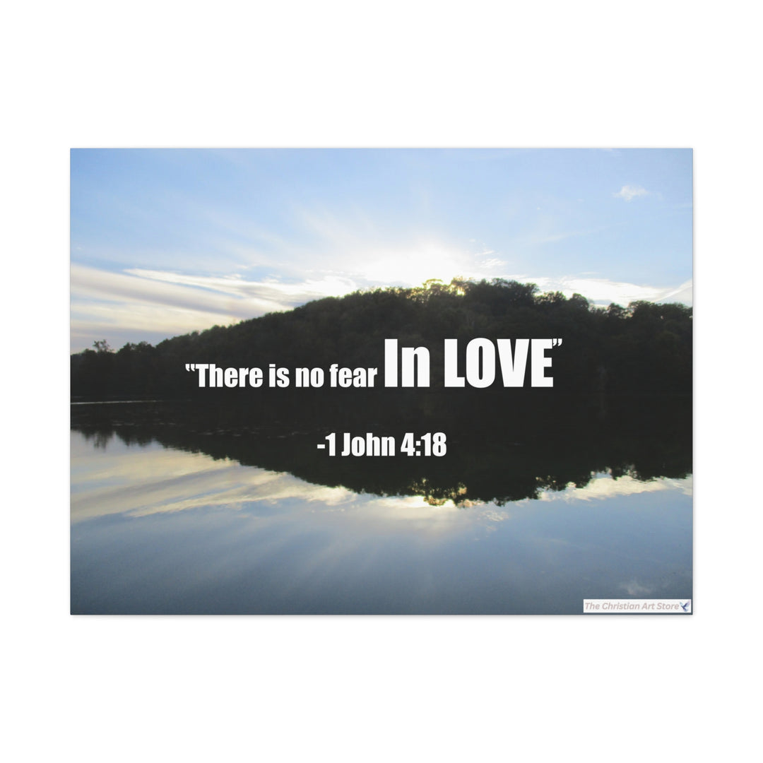 1 John 4:18 Canvas