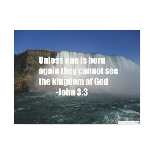 John 3:3 Canvas