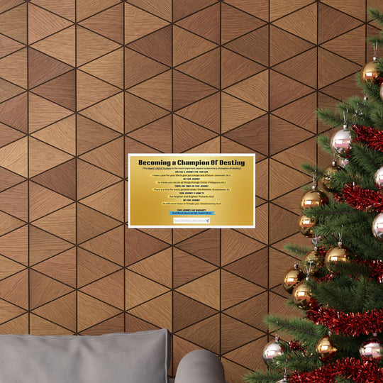 Becoming A Champion Of Destiny Poster