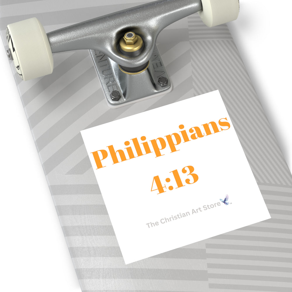Philippians 4:13 Sticker
