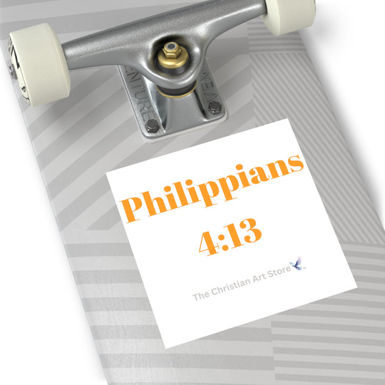 Philippians 4:13 Sticker
