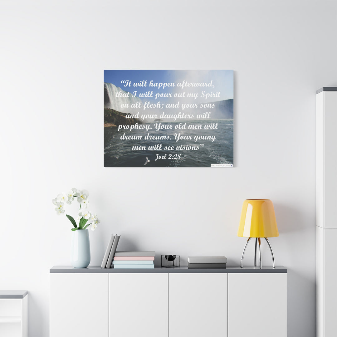 Joel 2:28 Canvas