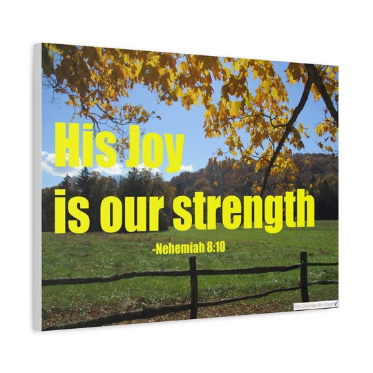 Nehemiah 8:10 Canvas