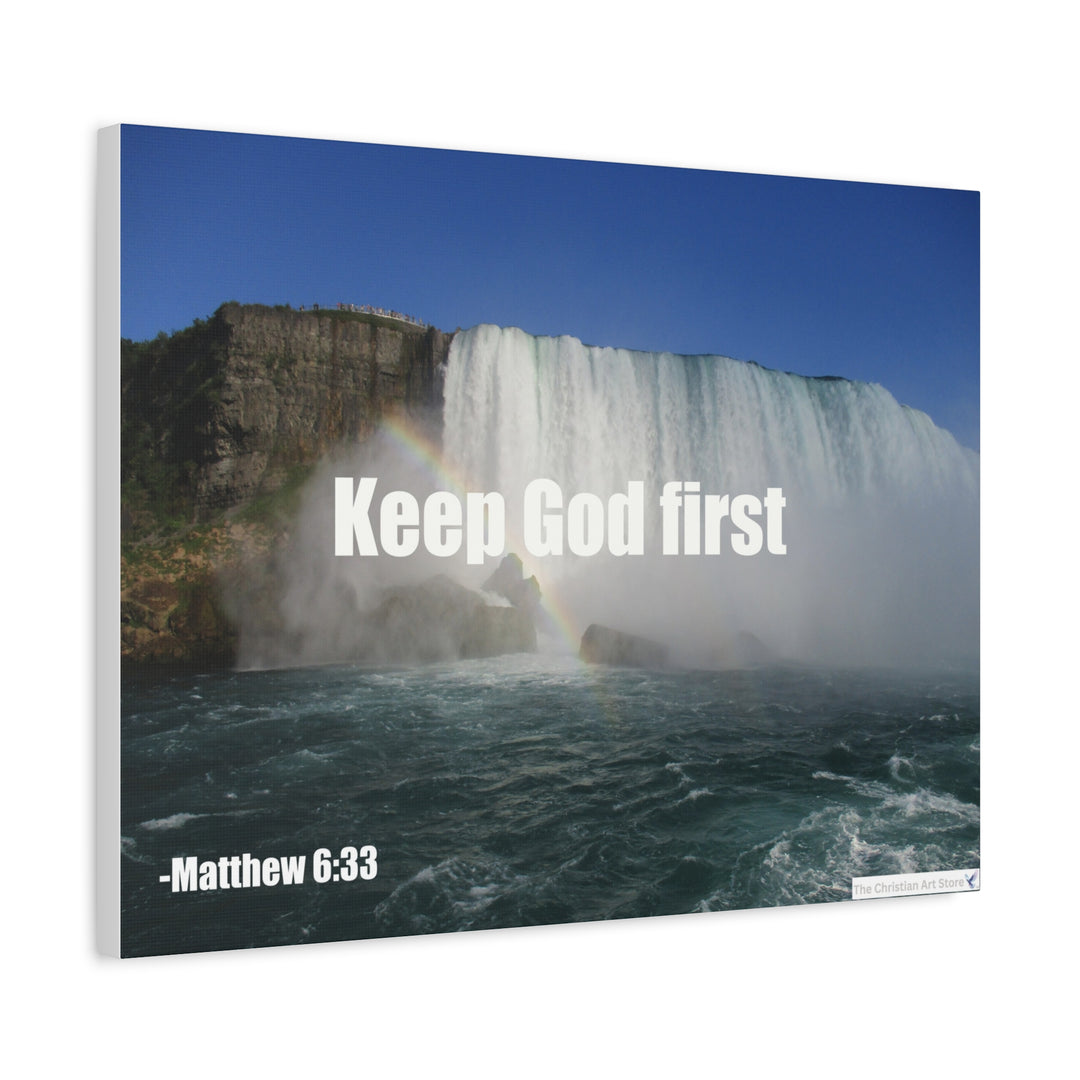 Matthew 6:33 Canvas