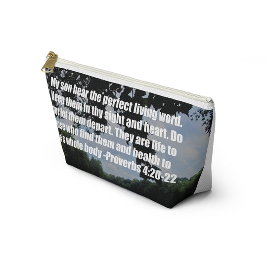 Proverbs 4:20-22 Pouch