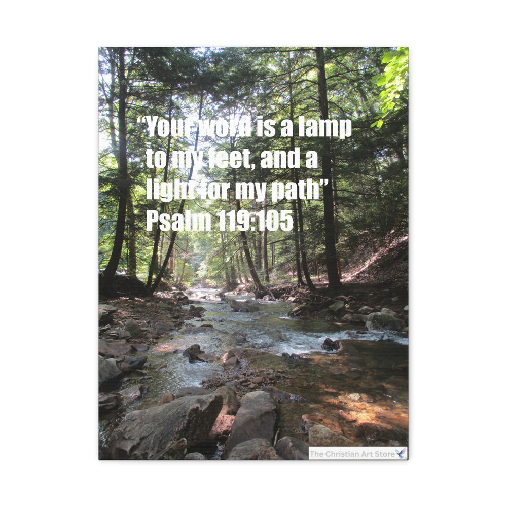 Psalm 119:105 Canvas