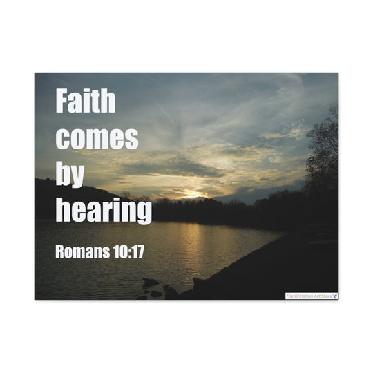 Romans 10:17 Canvas