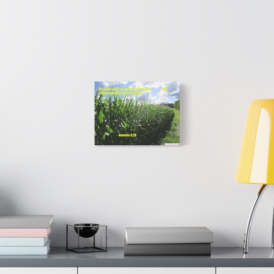 Romans 8:28 Canvas