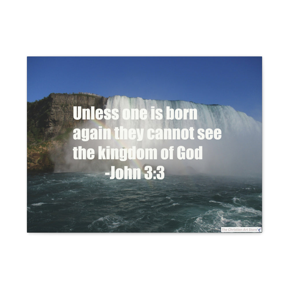 John 3:3 Canvas
