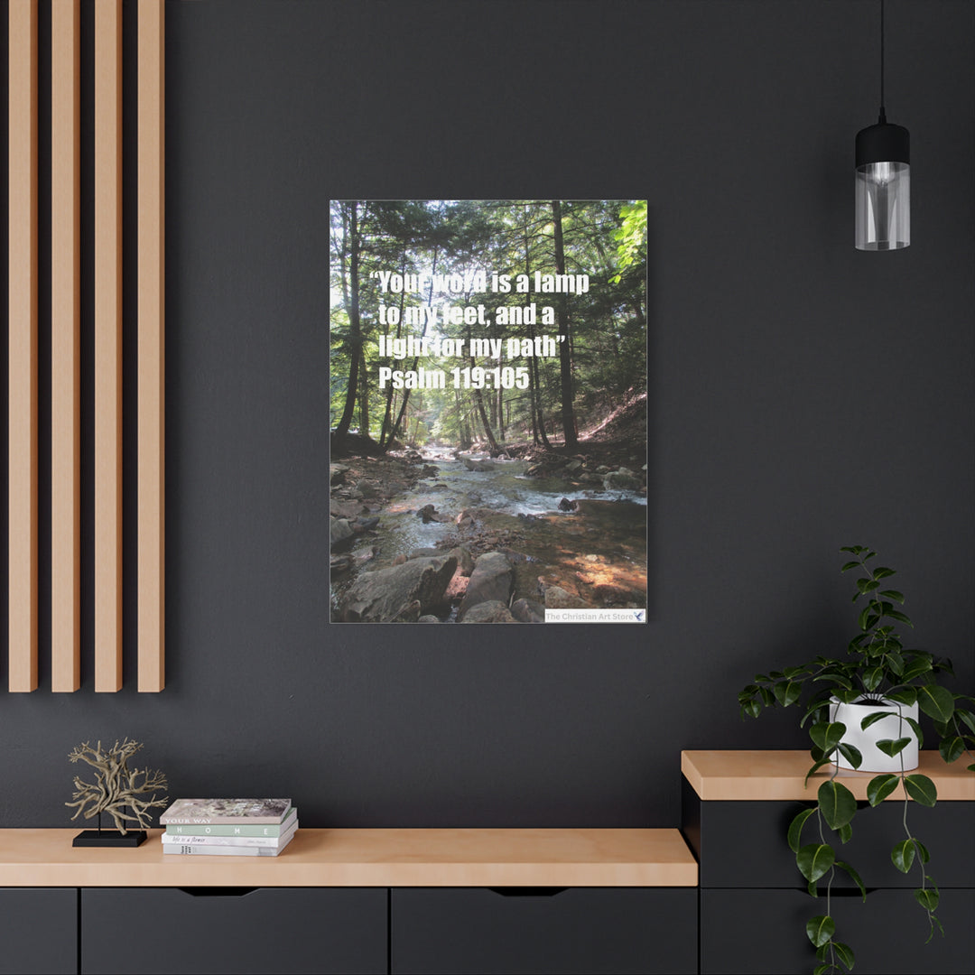 Psalm 119:105 Canvas