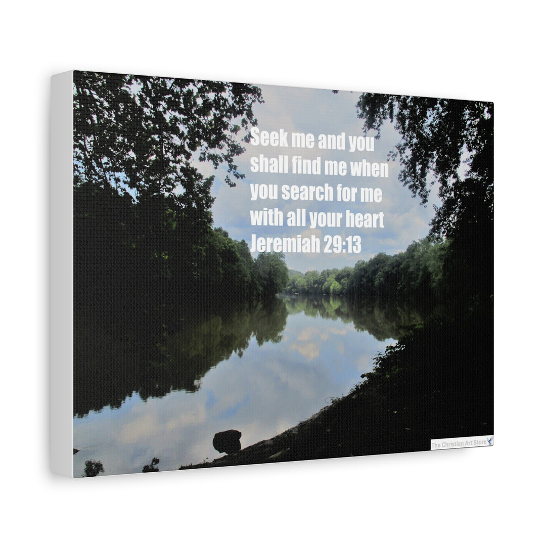 Jeremiah 29:13 Canvas