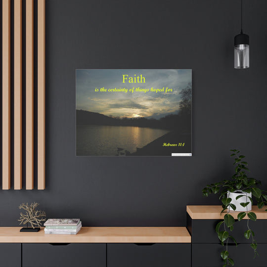 Hebrews 11:1 Canvas
