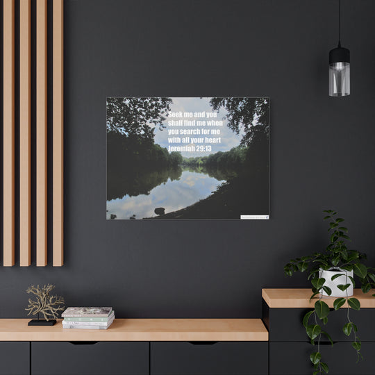 Jeremiah 29:13 Canvas