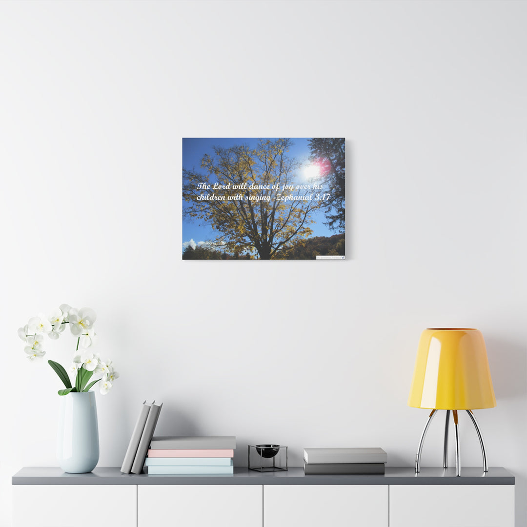 Zephanial 3:17 Canvas