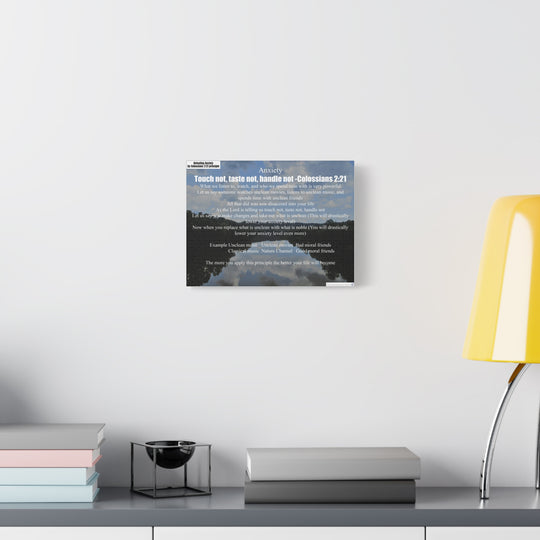 Defeating anxiety canvas