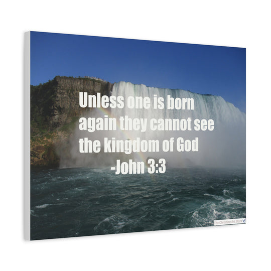John 3:3 Canvas
