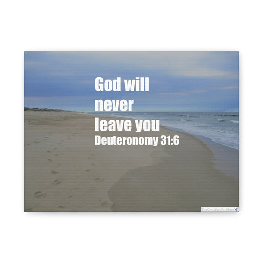 Deuteronomy 31:6 Canvas