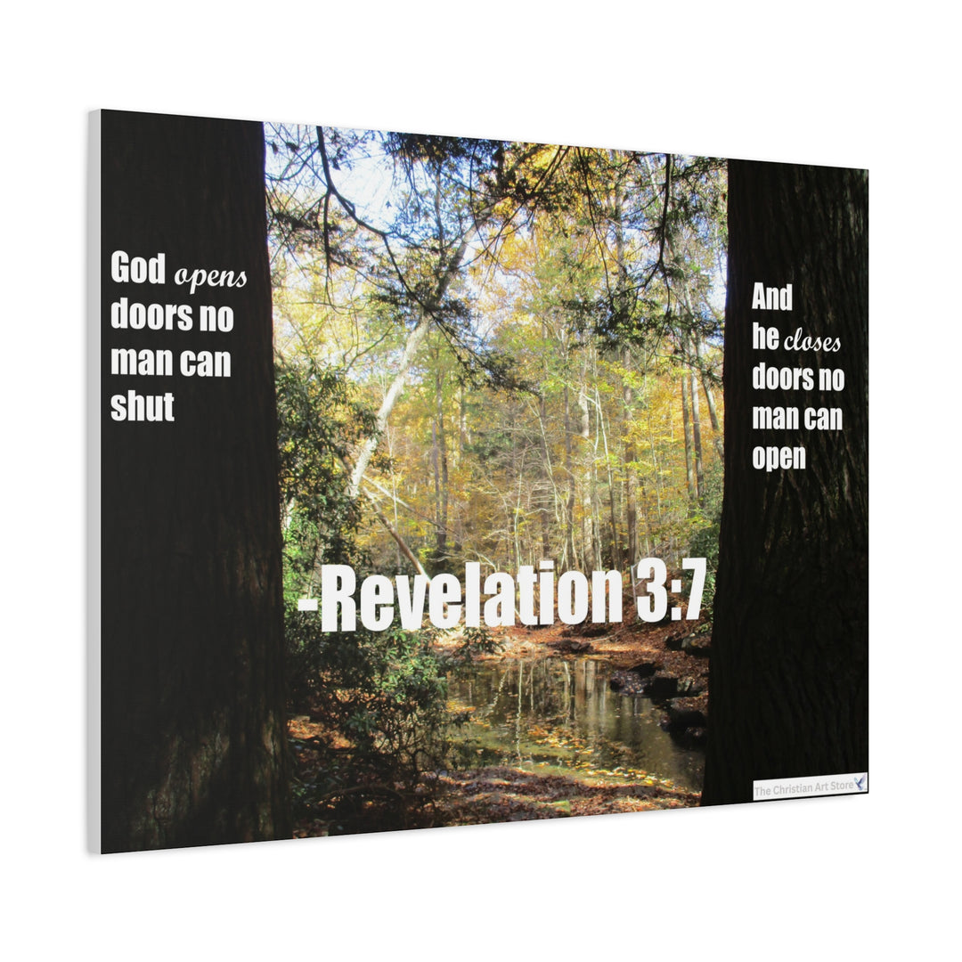 Revelation 3:7 Canvas