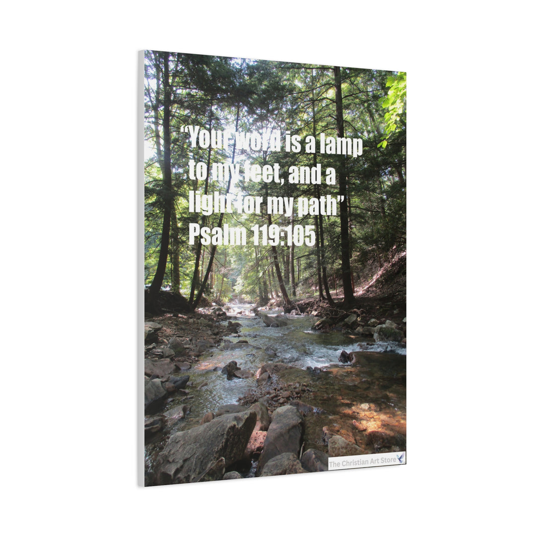 Psalm 119:105 Canvas